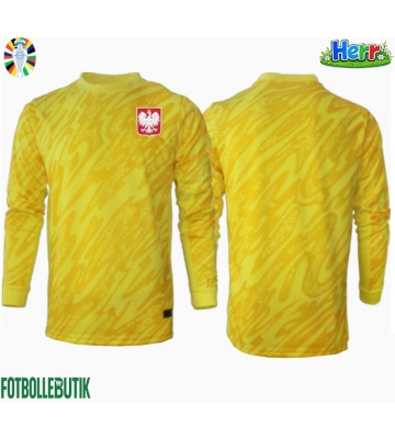 Polen Målvakt Hemmatröja EM 2024 Långärmad